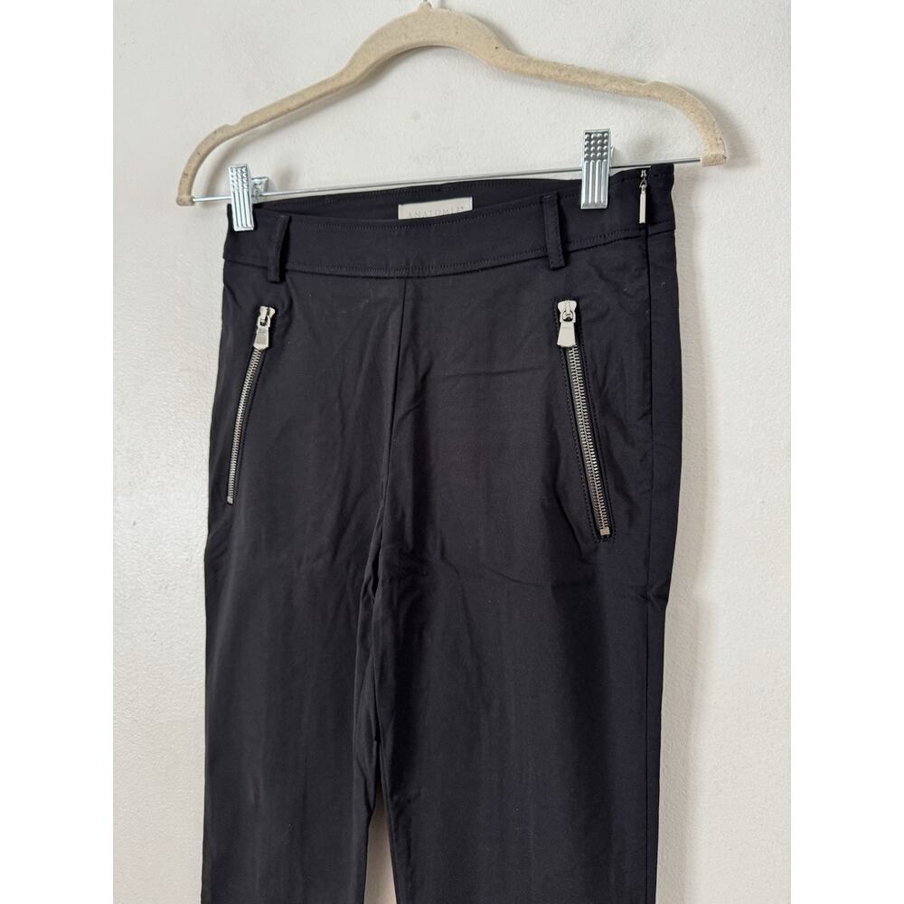 NWT Anatomie Marisa Curvy High Rise Moto Zipper Travel Pants Size XS - Picture 6 of 9
